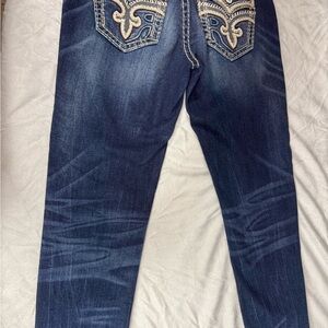 Rock Revival Dark Blue Boot Cut Jeans